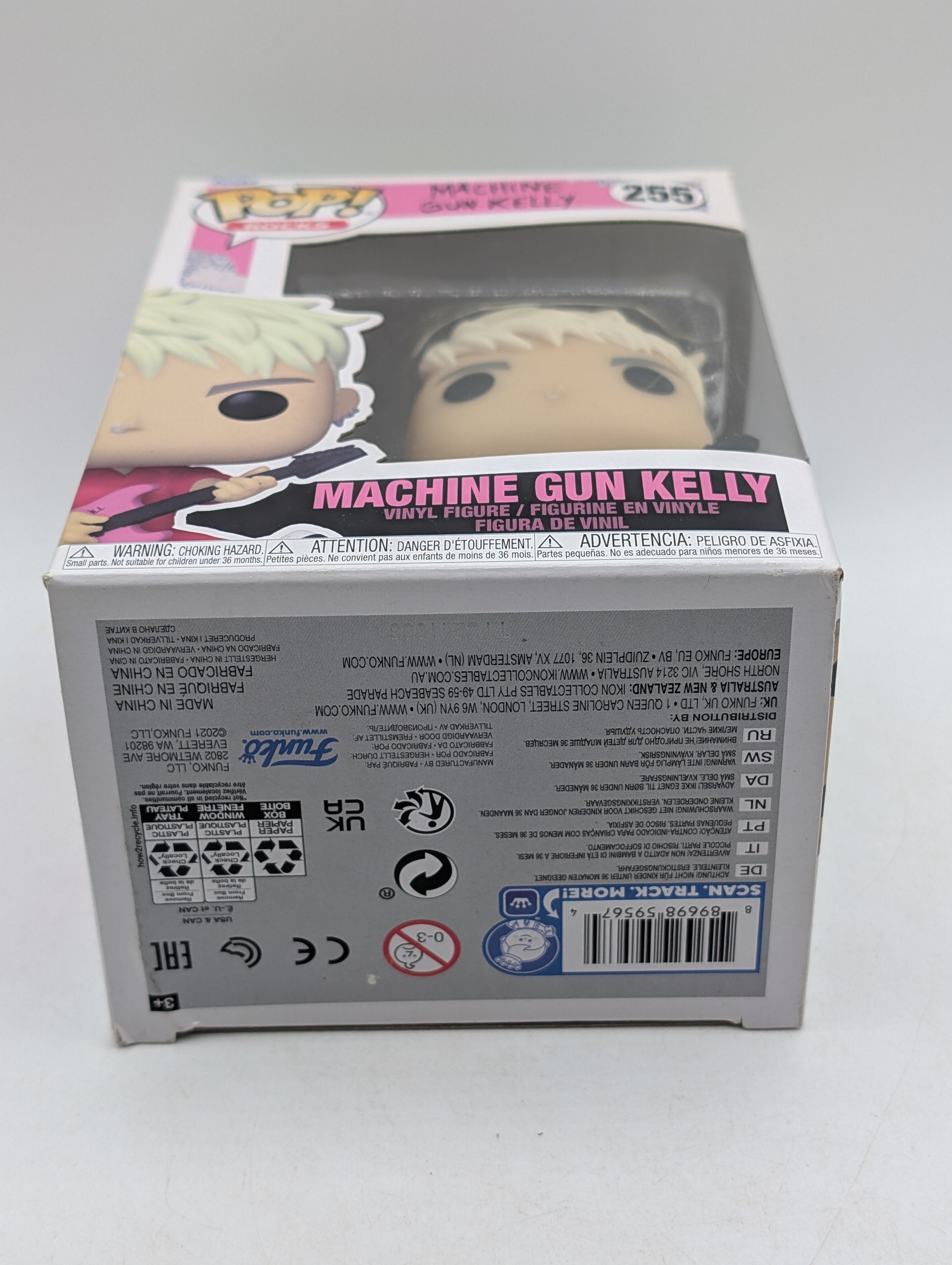 Funko POP Rocks Machine Gun Kelly 255 Pink Outfit Vinyl Figure FRENLY BRICKS - Open 7 Days